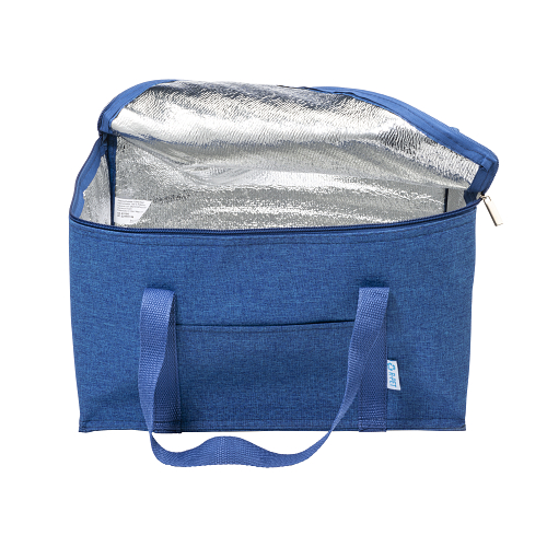 Melange r-pet cooler bag with silver interior 3