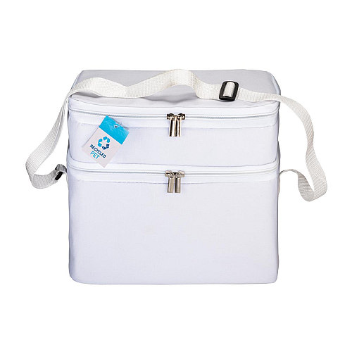 R-pet cooler bag with silver interior 2