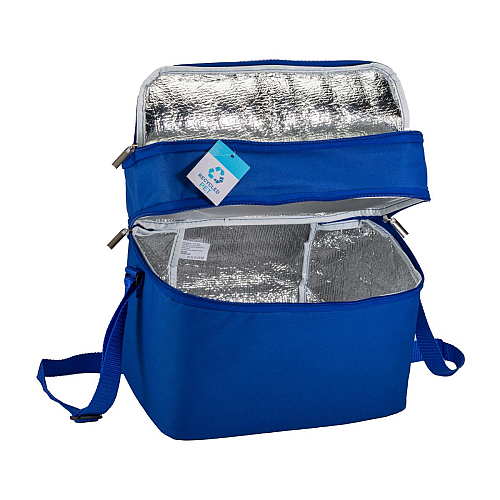 R-pet cooler bag with silver interior 4