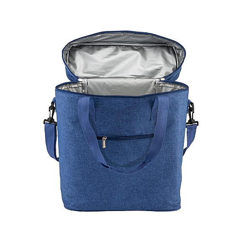 Cooler bag in r-pet melange with white peva interior 3