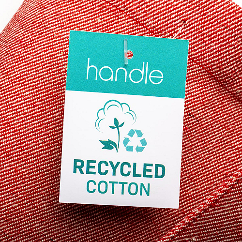 280g/m2 recycled cotton shopping bag, long handles 3
