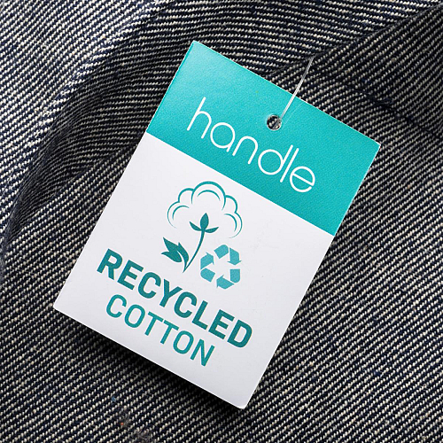 280g/m2 recycled cotton shopping bag, long handles 3
