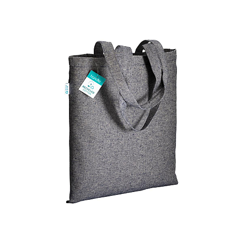 280g/m2 recycled cotton shopping bag, long handles 1