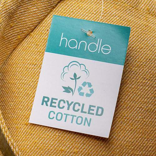 280g/m2 recycled cotton shopping bag, long handles 3