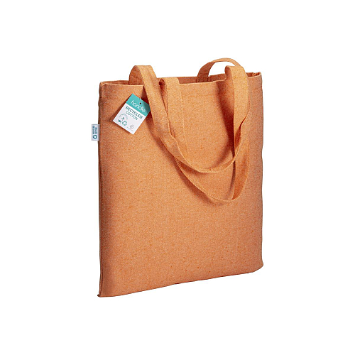 280g/m2 recycled cotton shopping bag, long handles 1