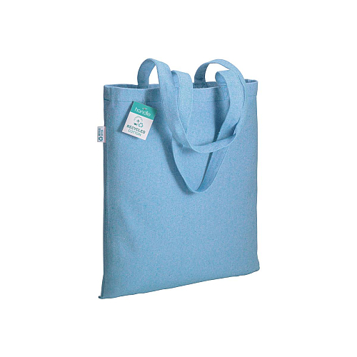 280g/m2 recycled cotton shopping bag, long handles 1