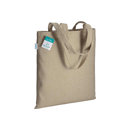 280g/m2 recycled cotton shopping bag, long handles 1