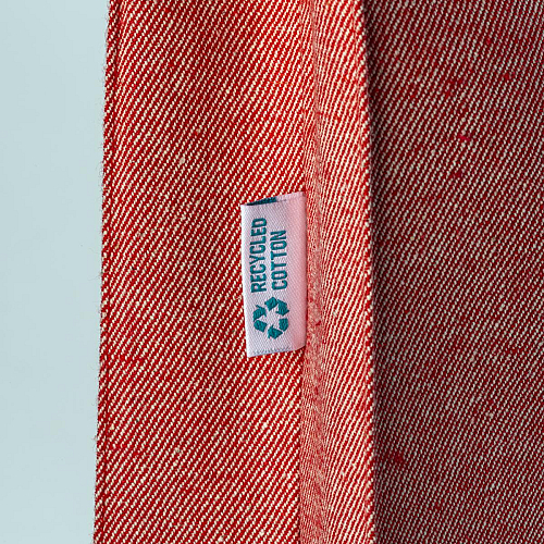 280g/m2 recycled cotton shopping bag, long handles and gussets 4