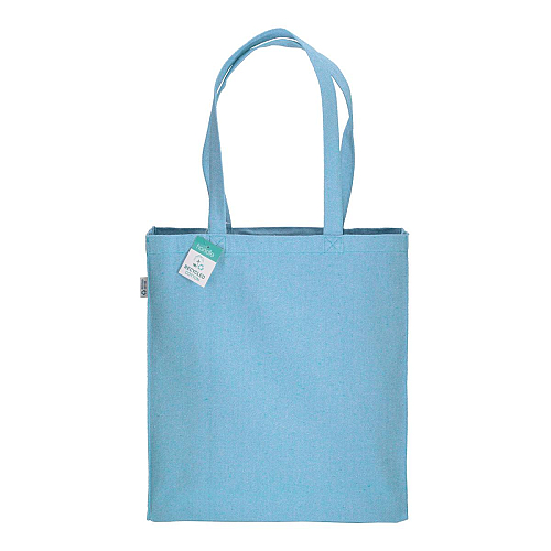 280g/m2 recycled cotton shopping bag, long handles and gussets 2