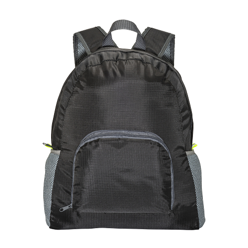 210d polyester ripstop foldable backpack, resealable in a pocket 2