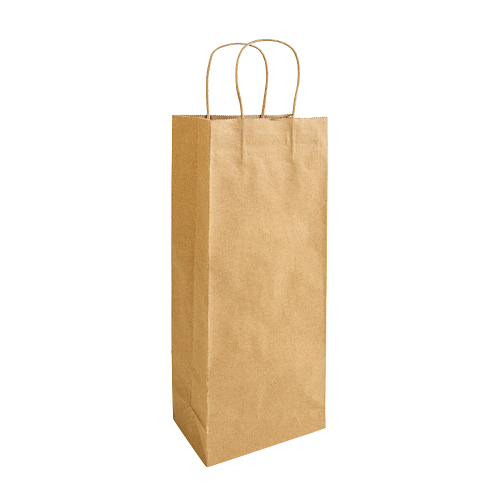 100% recycled paper 100 gr/m2, shopping bag with guesset 1