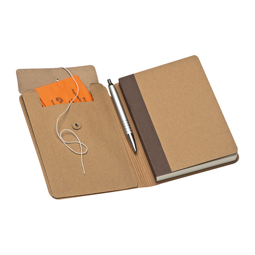 Notebook with brown rubberband 4