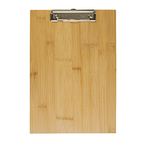Bamboo a4 folder with metal clip 2