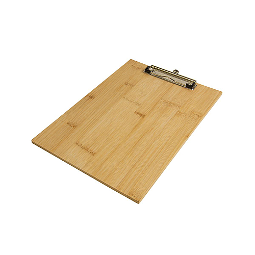 Bamboo a4 folder with metal clip 1