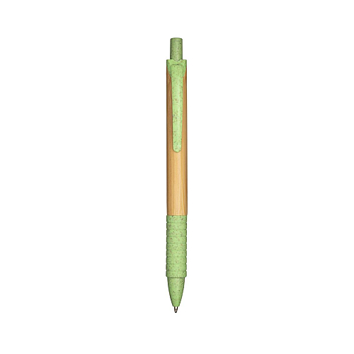 Bamboo and wheat straw snap pen 1