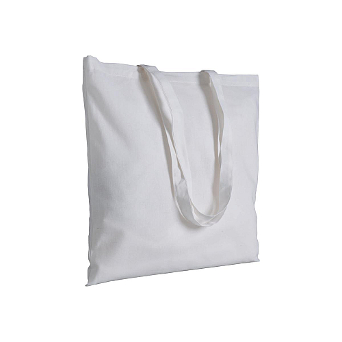 180 g/m2 recycled cotton/polyester shopping bag, long handles 1