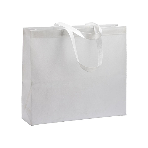 80 g/ m2 R-pet heat-sealed shopping bag with gusset 1
