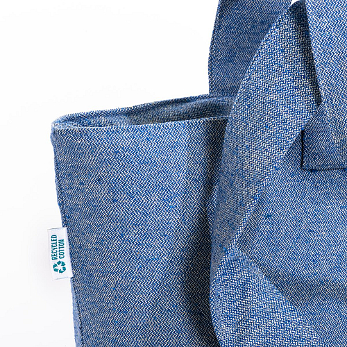 280 g/m2 recycled cotton shopper with gusset 4