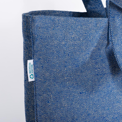 280 g/m2 recycled cotton shopper with double handles 4