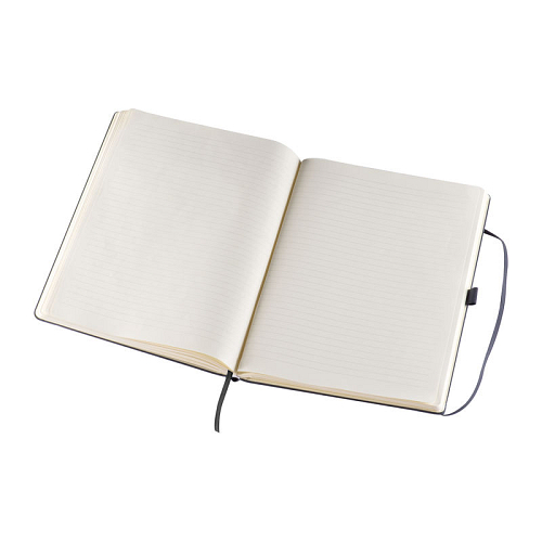 A4 notebook, lined, with strap 1