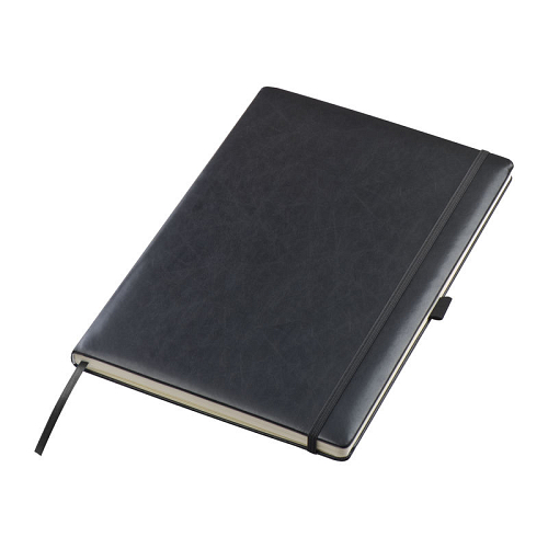 A4 notebook, lined, with strap 2