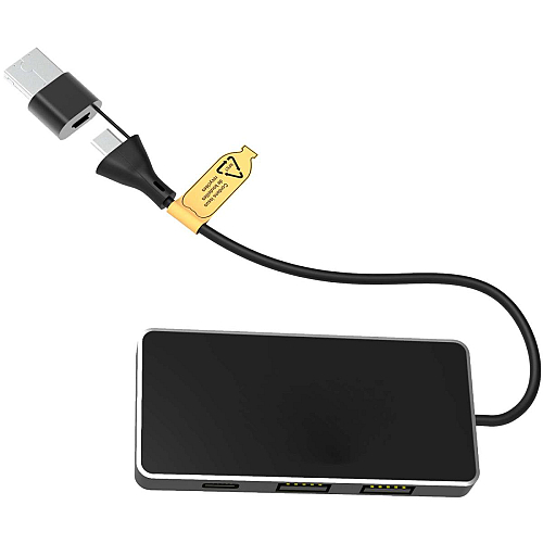 SCX.design H20 8-in-1 USB hub with dual input and 6-ports 2