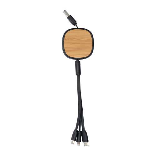 Cablu de incarcare cu decora?iuni din bambus 2