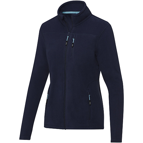 Amber women's GRS recycled full zip fleece jacket 1