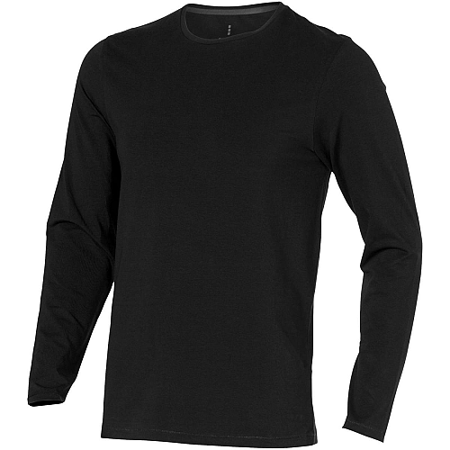 Ponoka long sleeve men's organic t-shirt 1