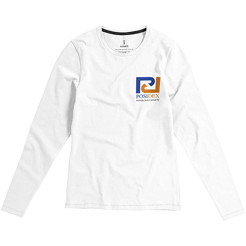 Ponoka long sleeve women's organic t-shirt 2