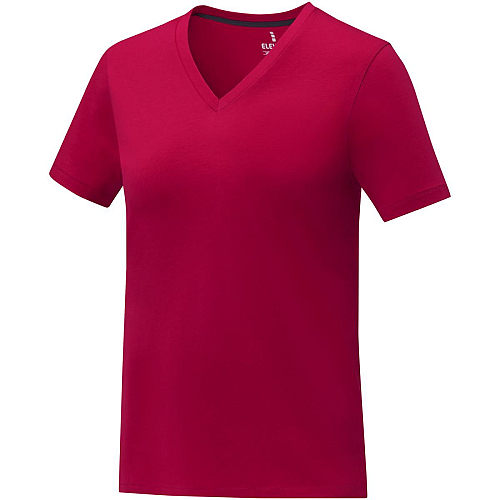 Somoto short sleeve women's V-neck t-shirt  1