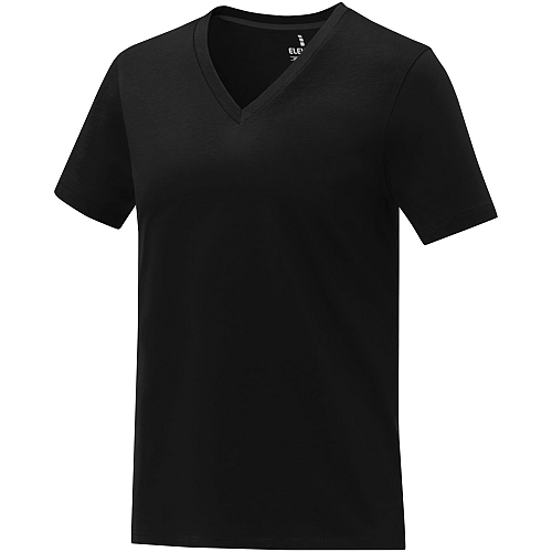 Somoto short sleeve women's V-neck t-shirt  1