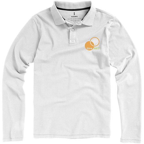 Oakville long sleeve men's polo 2