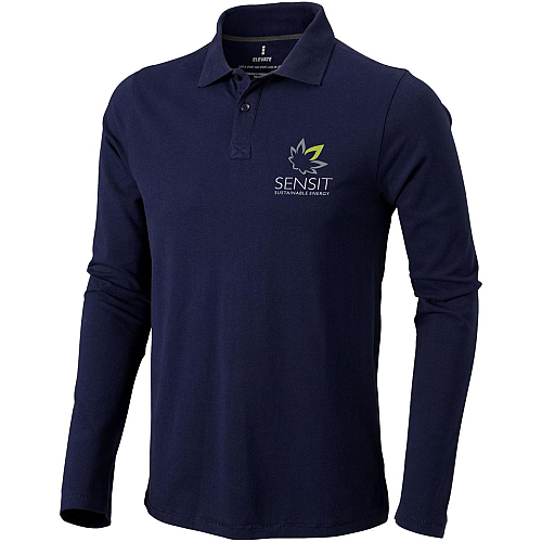 Oakville long sleeve men's polo 3