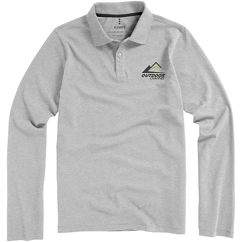 Oakville long sleeve men's polo 3