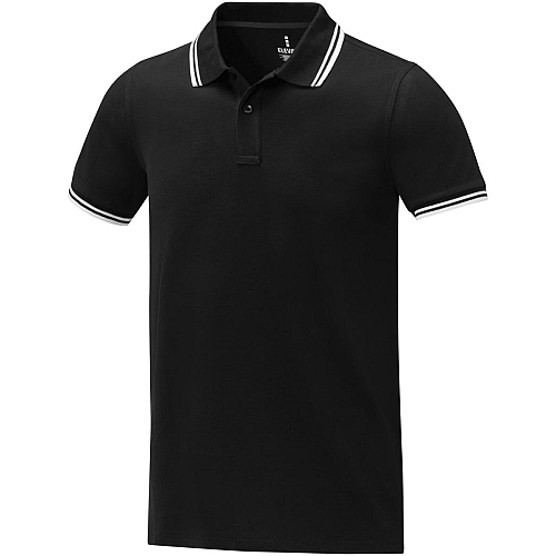 Amarago short sleeve men's tipping polo 1