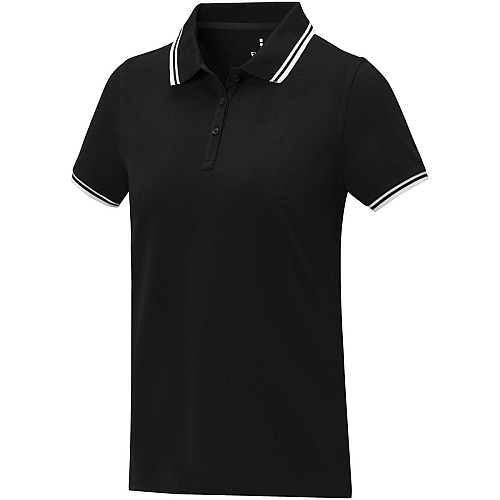 Amarago short sleeve women's tipping polo 1