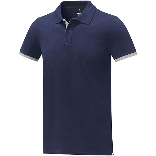 Morgan short sleeve men's duotone polo 1