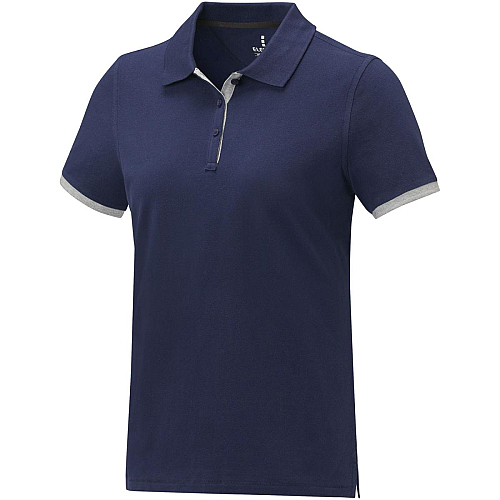 Morgan short sleeve women's duotone polo 1