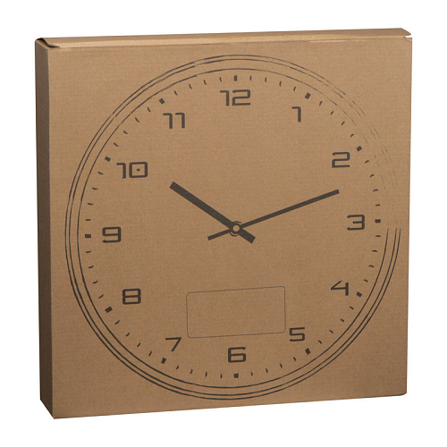 Wall clock with silver frame 4