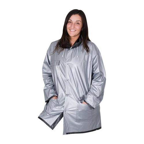 Bicolour reversible raincoat, PVC,XL 3