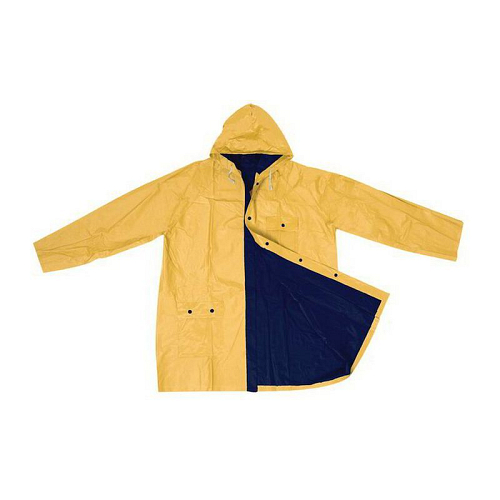 Bicolour reversible raincoat, PVC,XL 1