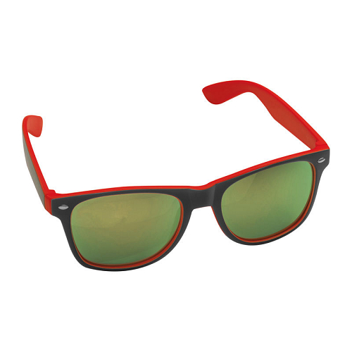 Bicoloured sunglasses with mirrored lenses 1