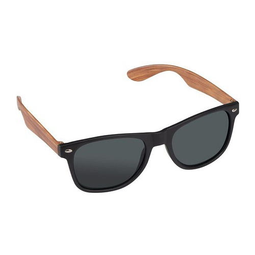 Sunglasses with wooden-look temples 1