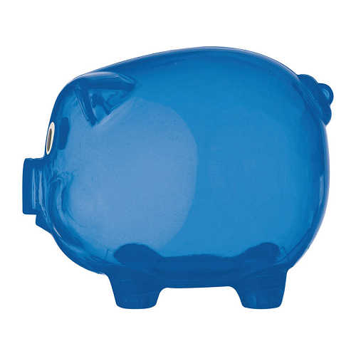 Transparent piggy bank 1