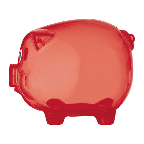 Transparent piggy bank 2
