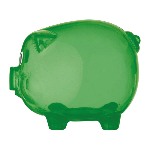 Transparent piggy bank 2