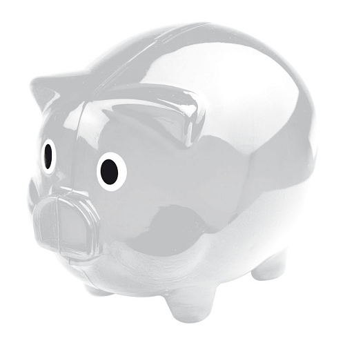 Transparent piggy bank 1