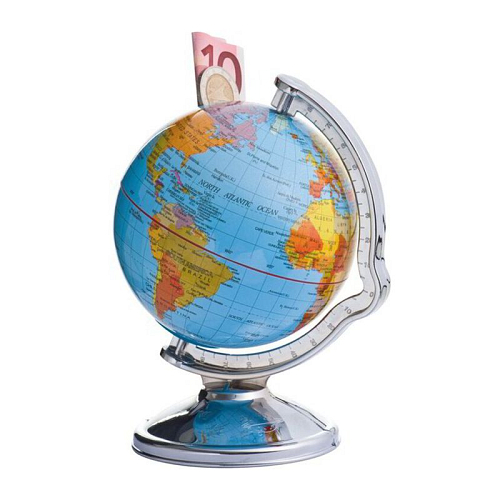 Savings box in globe shape 3