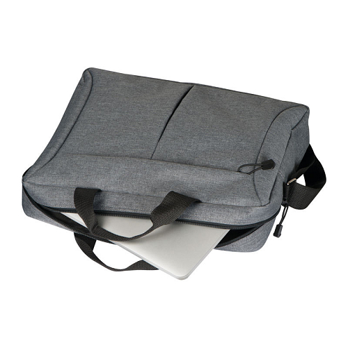 Grey laptop bag 1